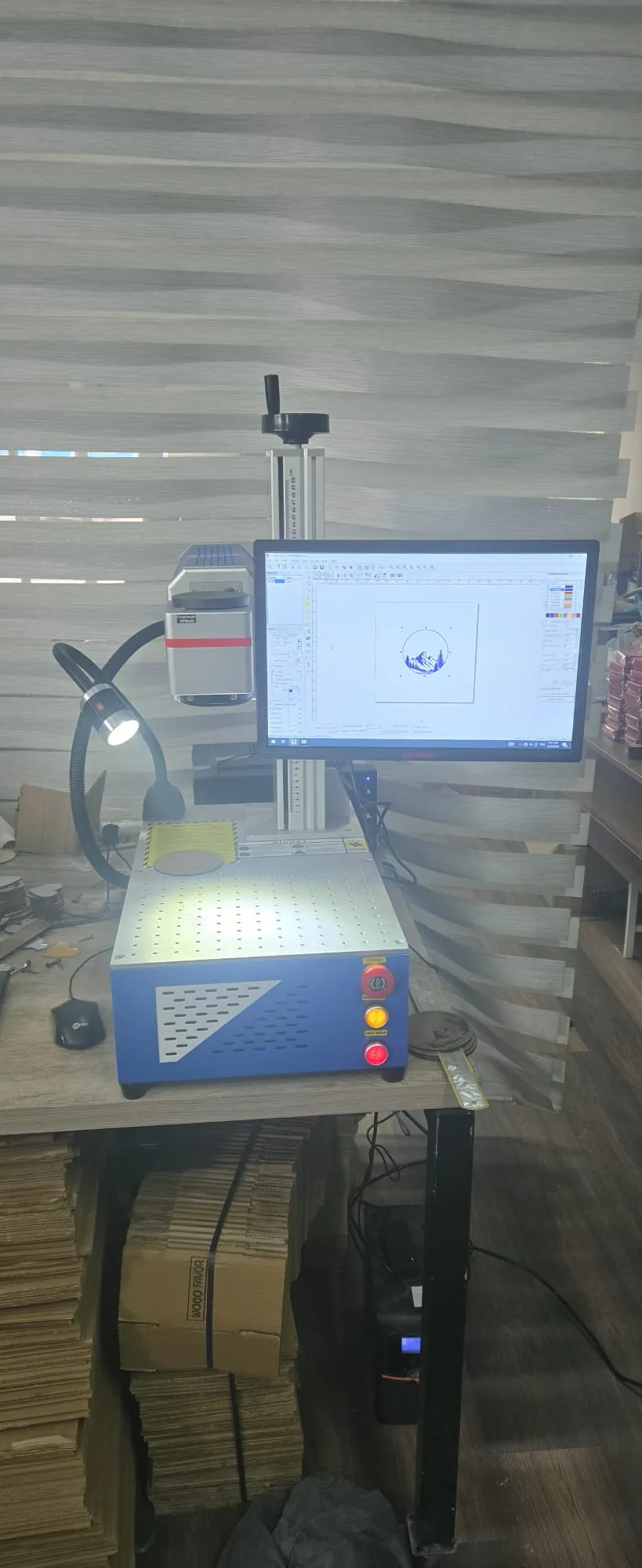 30×30 CO2 Galvo Markalama Makinesi